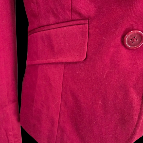 Worthington Stretch Women's Red Blazer Size 8 - Picture 3 of 6